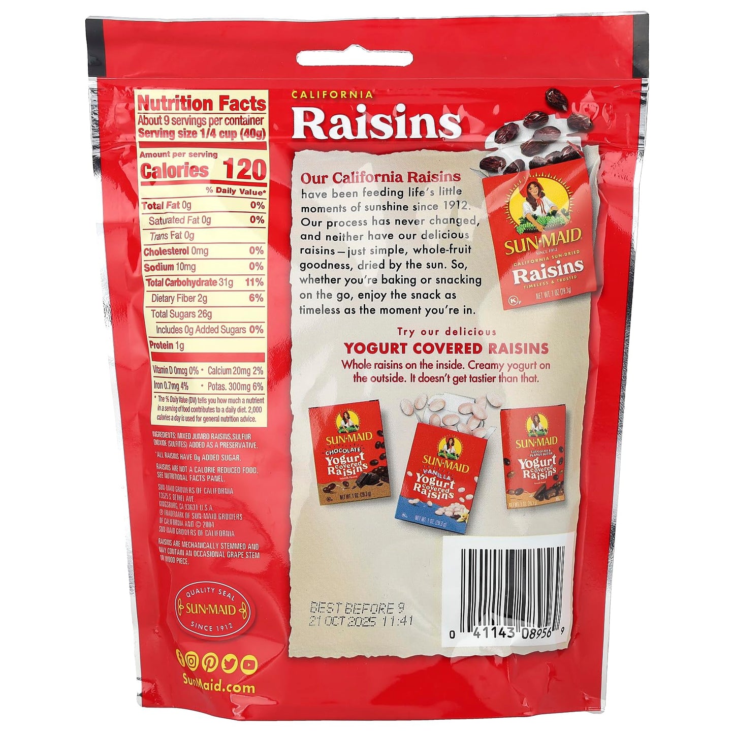 Sun-Maid Raisin Jumbo Mixed