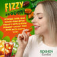 Roshen Fizzy Boom Candy - 2.2 lb Bulk Bag of Fizzy Hard Candies  Assorted Zesty Orange  Cola & Lemon-Lime Flavors - Retro Sour Candy  Individually Wrapped  Kosher  Halal  Hard Candy with Fizzy Center
