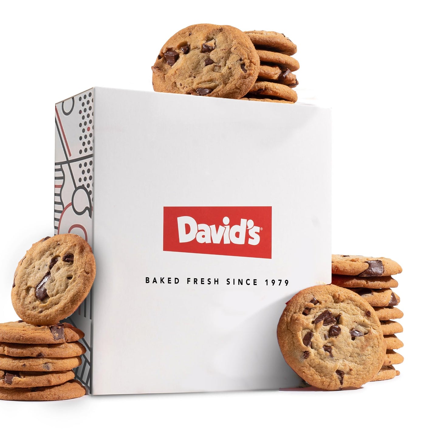Davids Cookies Gluten-Free Chocolate Chip Cookies 9-pack - Gourmet Cookies with No Added Preservatives - Fresh Bakery Dessert -