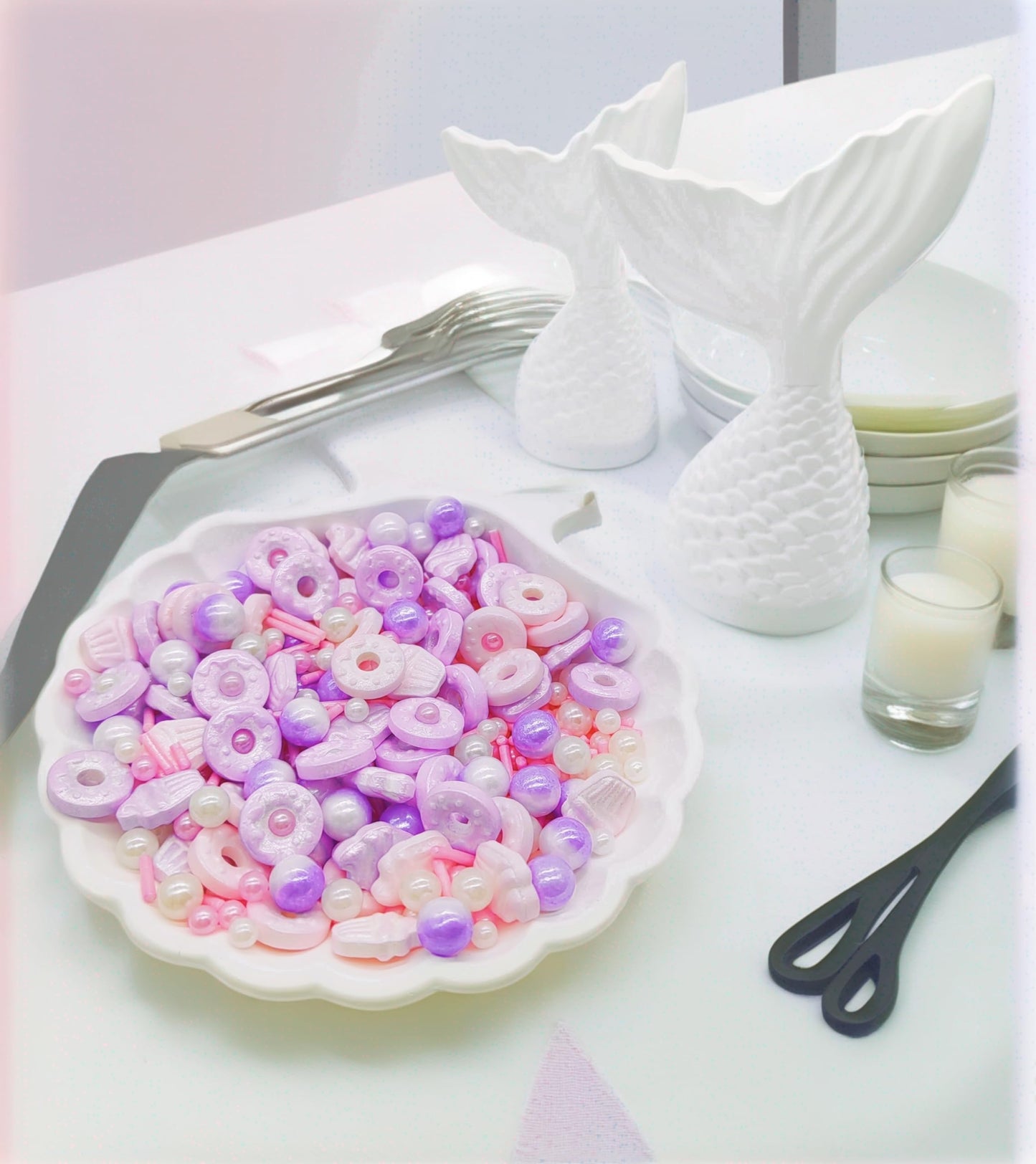 Doughnut Sprinkles Candy Mix Size Edible Pearls Cake Decorations Cupcake Toppers Cookie Decorating Perfect For Wedding Party Val