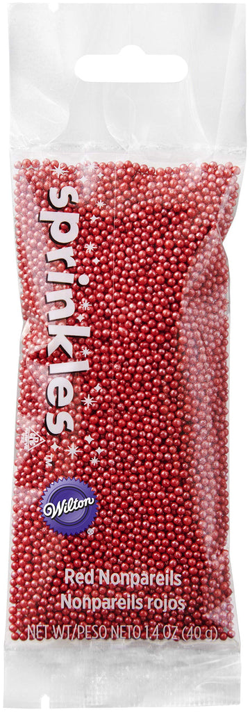 Wilton RED Sprinkles 1OZ