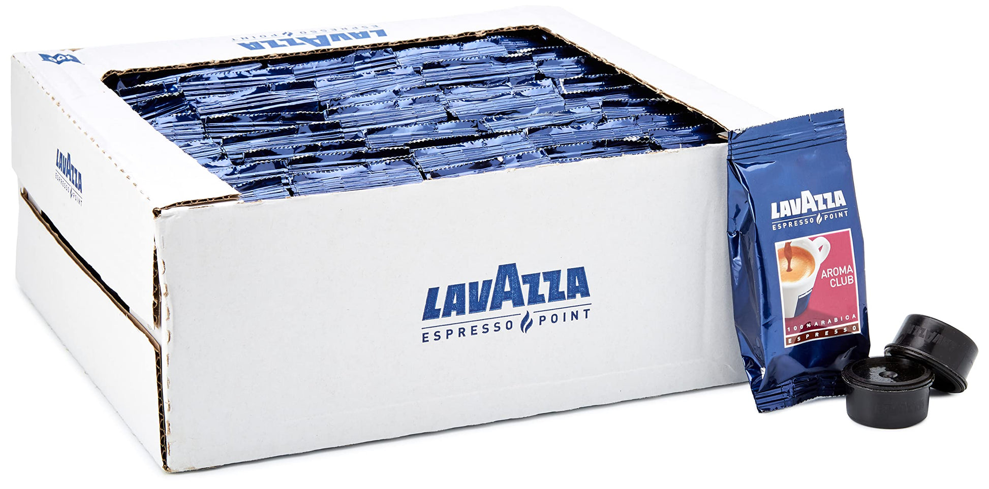 Lavazza Espresso Point Cartridges 100% Arabica Blend, 625g, 100 Count, Blue, Model LAV0470