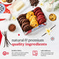 Davids Cookies Christmas Cookies Gift Box - Fresh Baked Assorted Mini Cookies in Winterwonderland Tin with Chocolate Chip, Whit