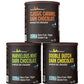 Castle Kitchen Natural Hot Chocolate Mix Variety Pack (42 Oz) - Dairy-Free, Vegan Complete Mixes - Just Add Water - Pack of 3 (C