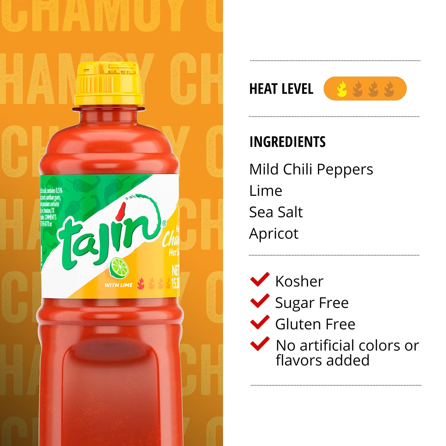 Tajin Fruity Chamoy Hot Sauce 15.38 Oz