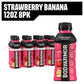Bodyprotective Covering Sports Drink Sports Beverage, Strawberry Banana, Coconut Water Hydration, Natural Flavors With Vitamins, Potassium-Packed Electrolytes, Perfect For Athletes, 12 Fl Oz (Pack Of 8)