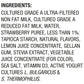 Too Good & Co. Strawberry Yogurt-Cultured Ultra-Filtered Low Fat Milk Product, Creamy and Delicious Low Fat Yogurt Product Snack