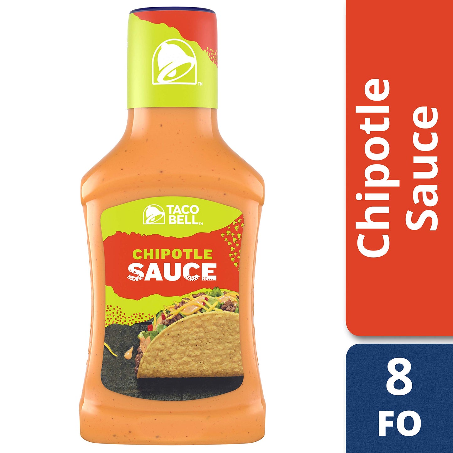 Taco Bell Bold & Creamy Sauce - Chipotle 8 Fl Oz (Pack Of 2)