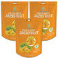 (Pack Of 3) Nokki Farm Freeze Dried Jackfruit Chips | Dried Fruit Snacks | Unsweetened Dried Jackfruit Chips | Gluten Free Healt