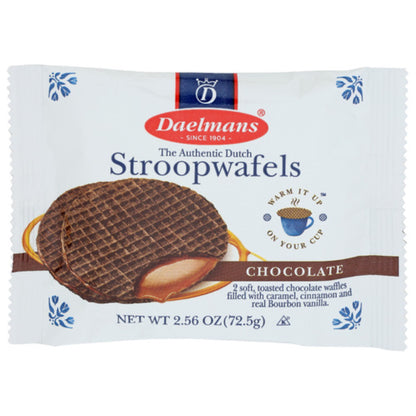 Daelmans Stroopwafels Duo Choc Cml (Pack Of 12)
