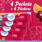 Crystal Light Sugar-Free Fruit Punch Low Calories Powdered Drink Mix 4 Count Pitcher Packets