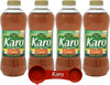 KARO Pancake Syrup, 16 fl oz (Pack of 4) with Measuring Spoon