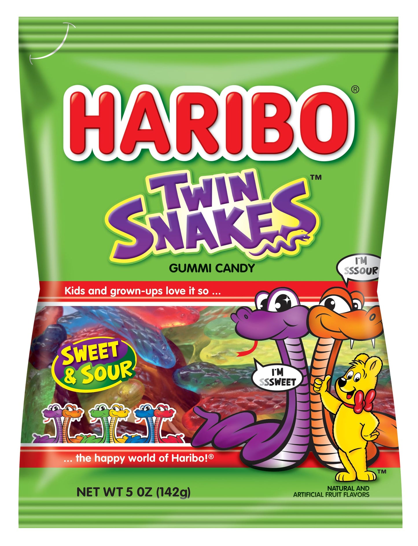 Twin Snakes, 5Oz Gummy Bag (3 Pack)