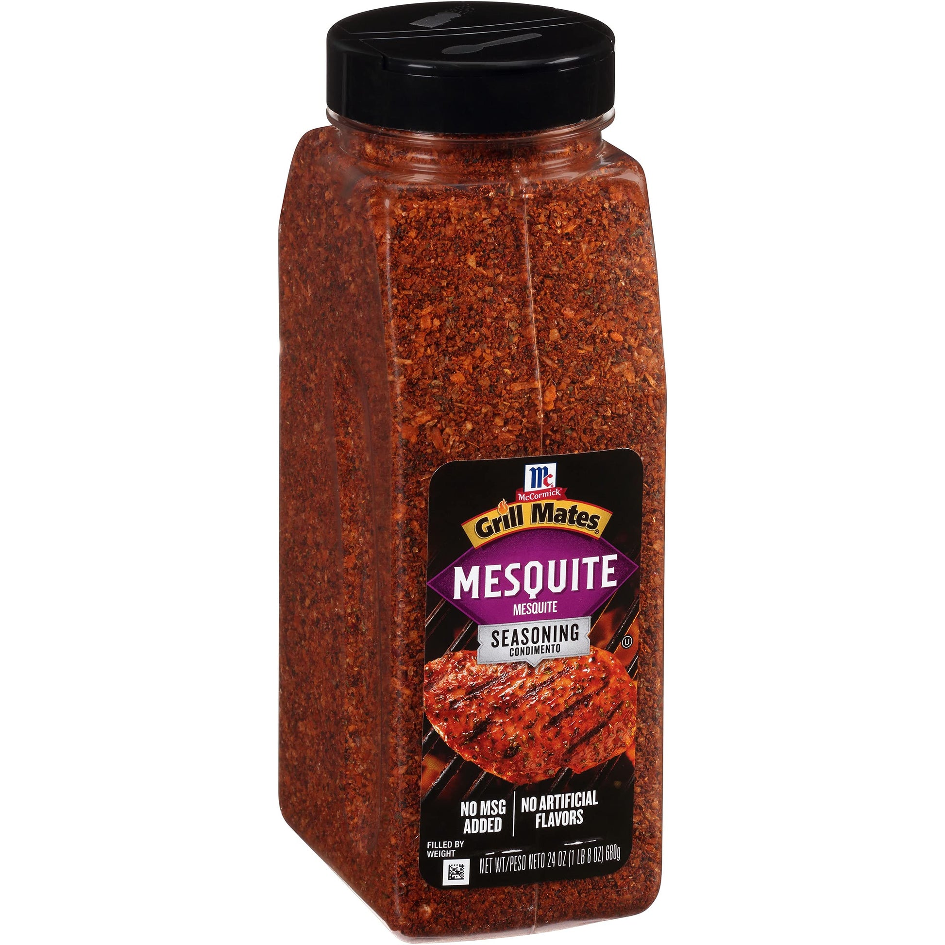 McCormick Grill Mates Mesquite Seasoning - 24 oz Container, Versatile BBQ Spice, Red Color