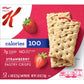 Special K Bar Pastry Crisps  100 Calorie Snacks  Breakfast Bars  Strawberry  5.28oz Box (12 Crisps)
