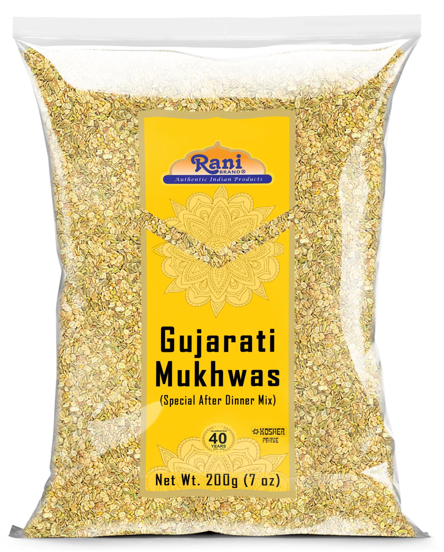 Rani Gujarati Mukhwas (Special After Dinner Mix) 7Oz (200G) ~ Vegan | Kosher | Gluten Friendly | No Colors | Indian Origin