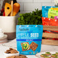 Flackers Organic Sea Salt Flaxseed  ers, Gluten Free, Vegan, Keto Snack, 5 oz, 4-Pack