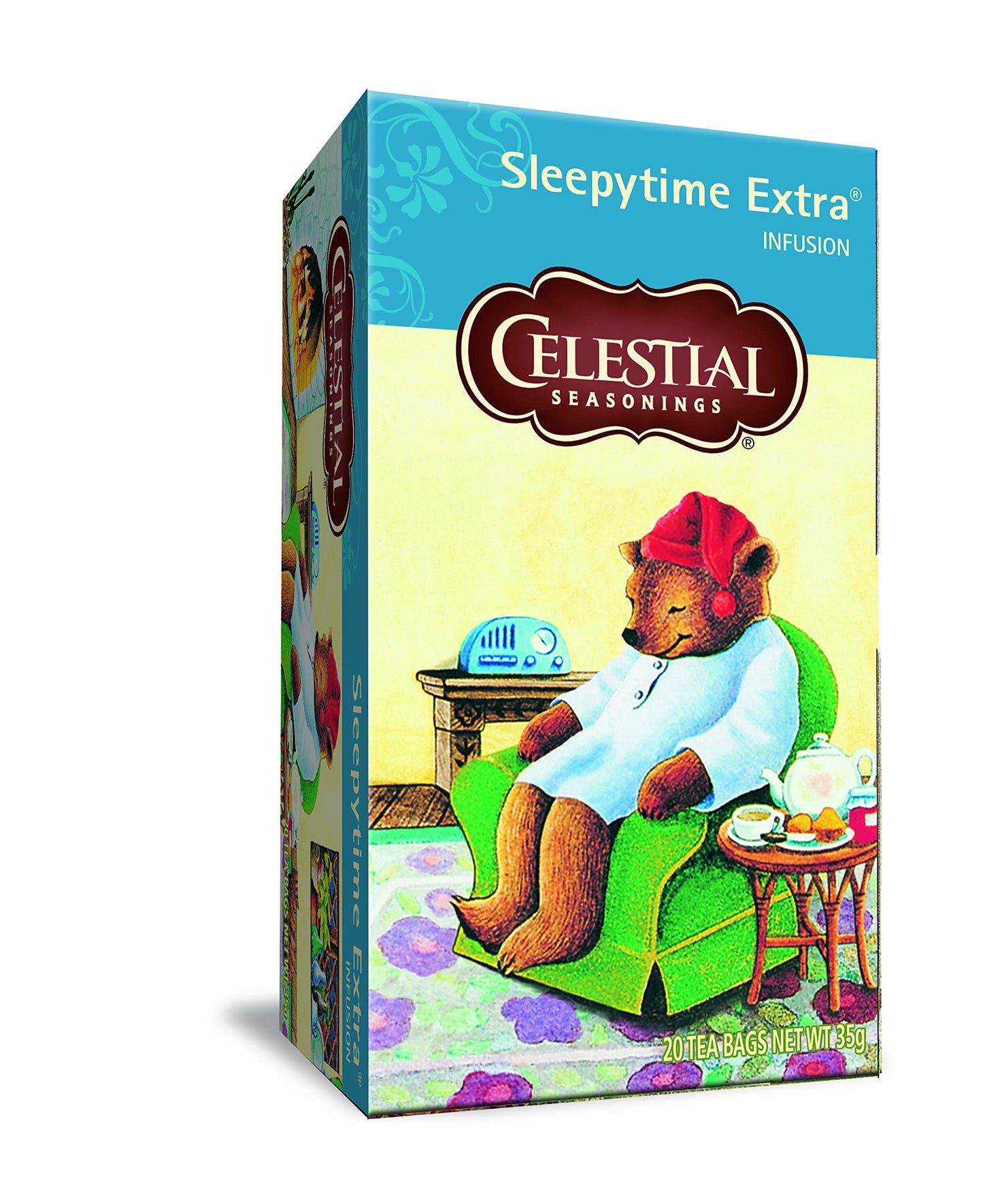 Celestial Seasonings Herbal Tea Sleepytime Extra, 20 Count, Multi Color, Model 67262
