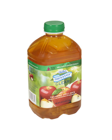 Thick & Easy Clear Thickened Apple Juice, Nectar Consistency, 46 Ounce (Pack Of 6)