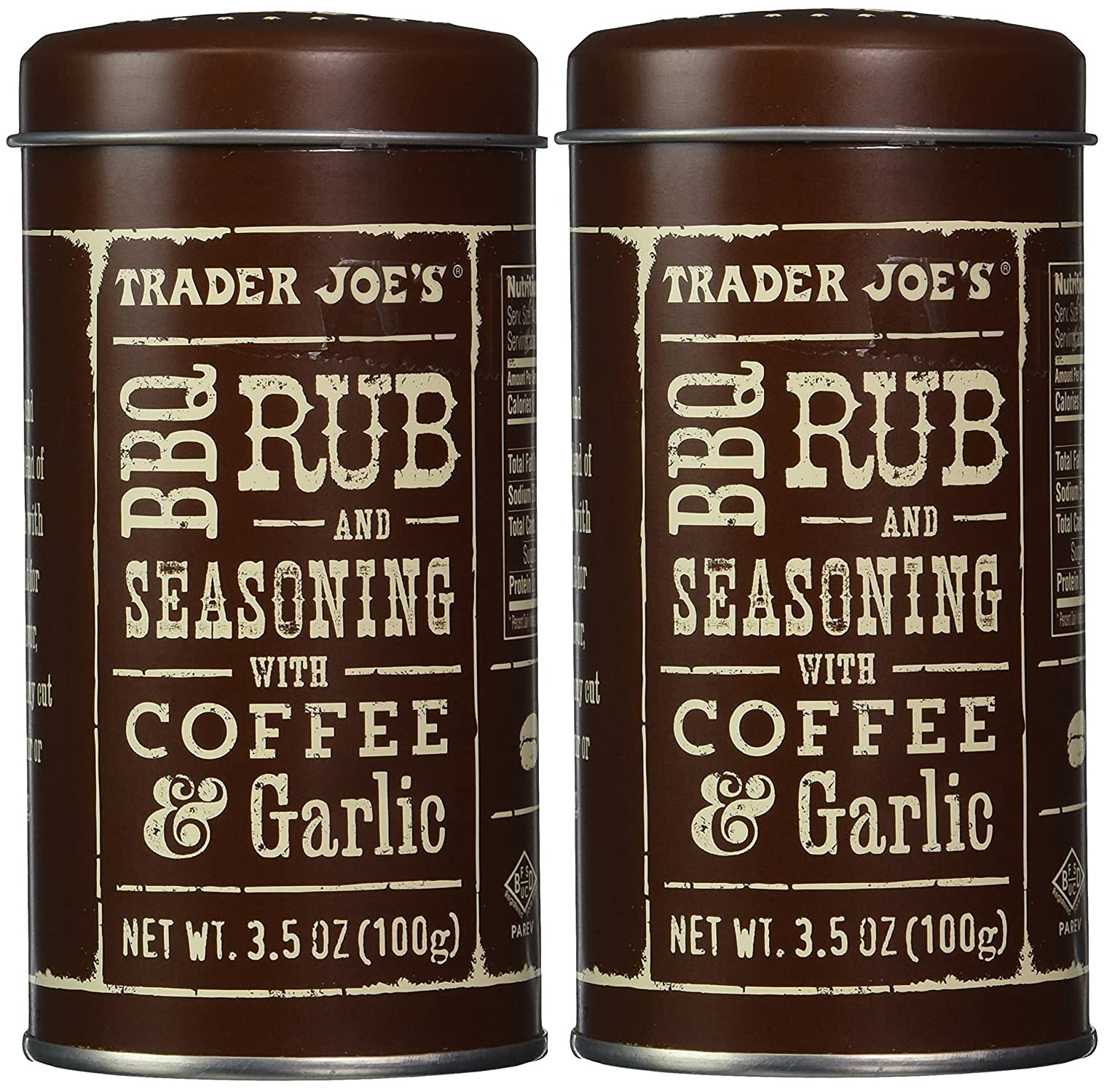 PTLIHU BBQ Rub and Seasoning with Coffee & Garlic(Two-Pack)