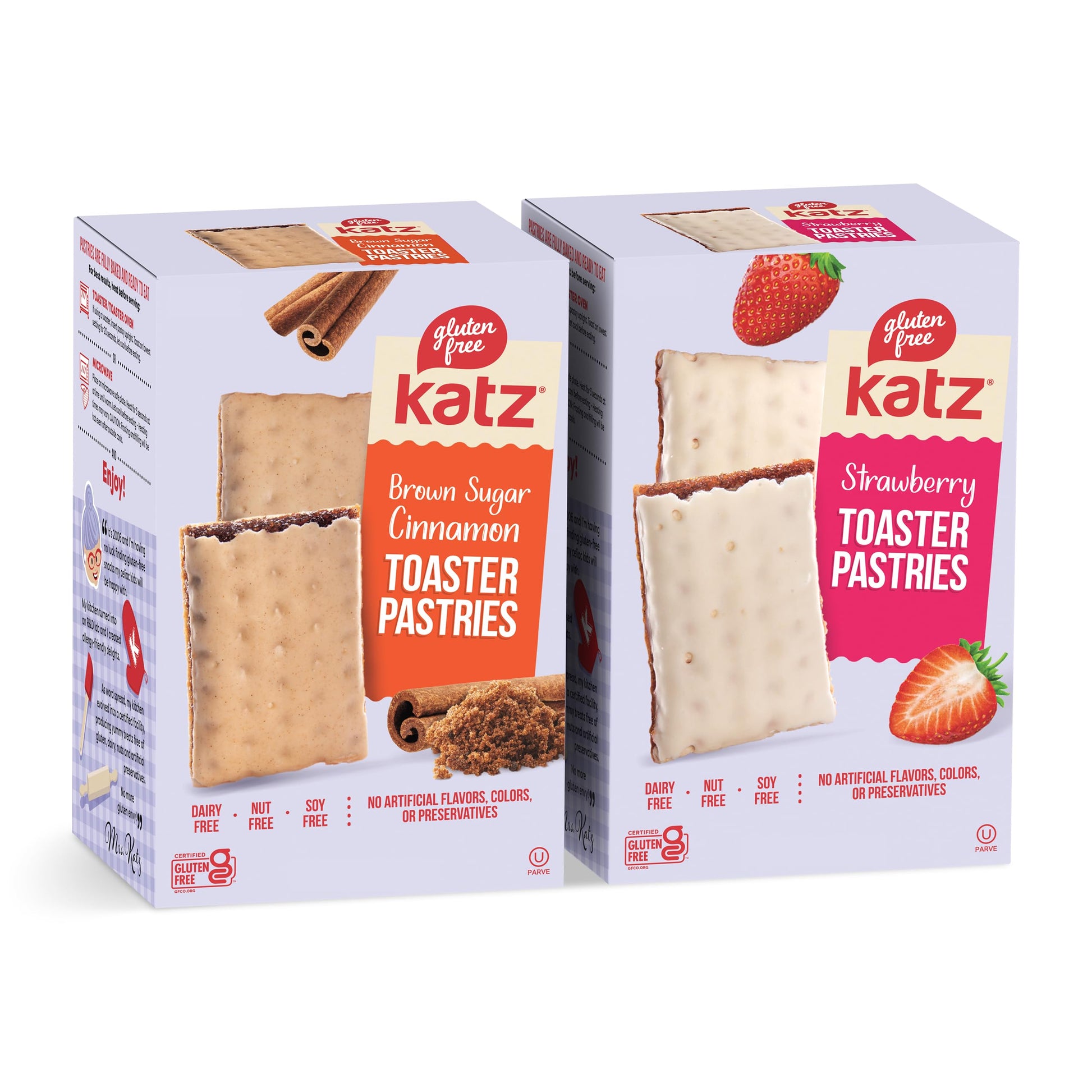 Katz Gluten Free Snacks Variety Pack. Toaster Pastries. Easy Breakfast Food Or Anytime Healthy, Gluten and Dairy Free, Nut Free,