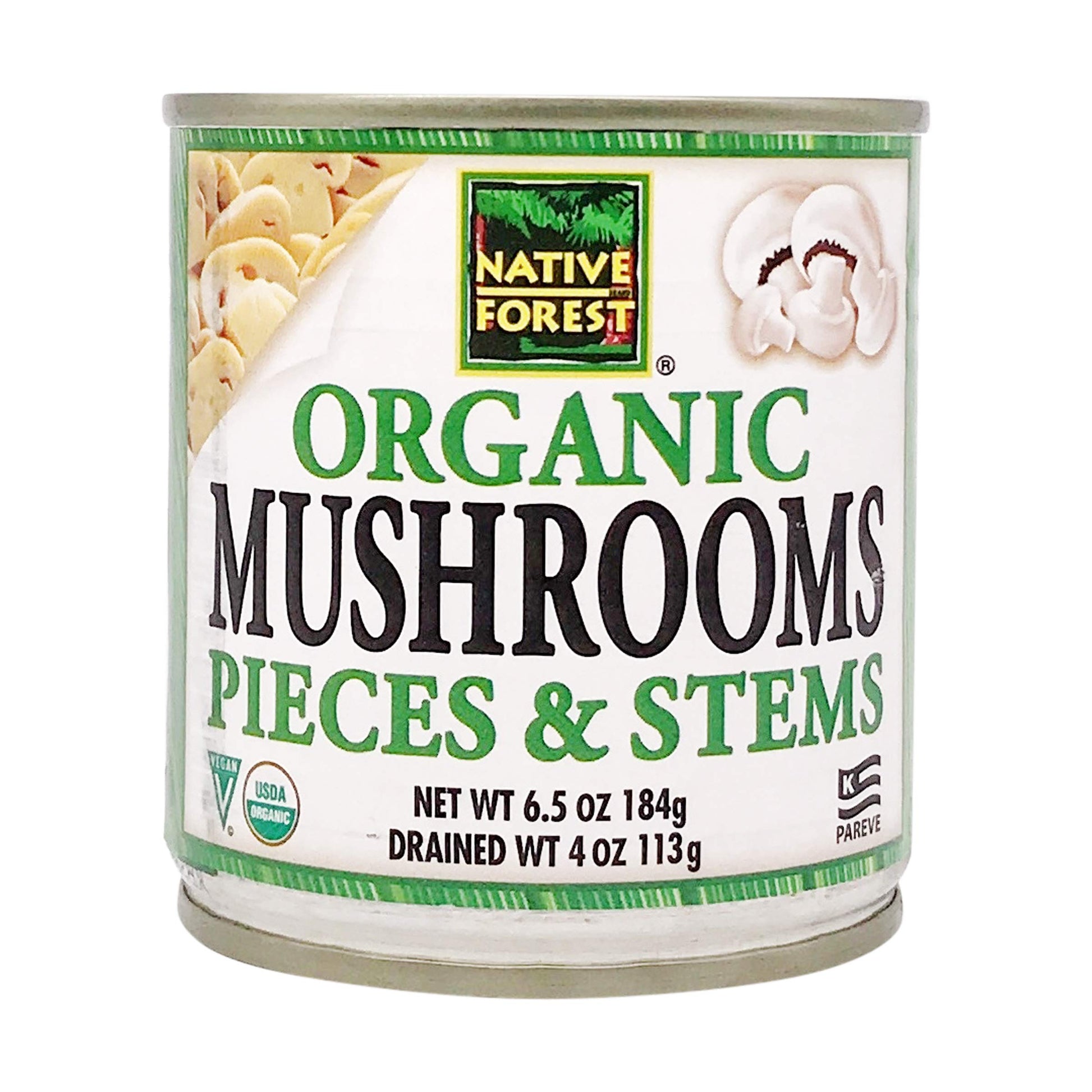 Native Forest Mushroom Pieces and Stems 4 oz