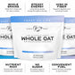 Muscle Feast Whole Oat Powder All Natural Complex Carb Non-GMO, Unflavored, 8lb