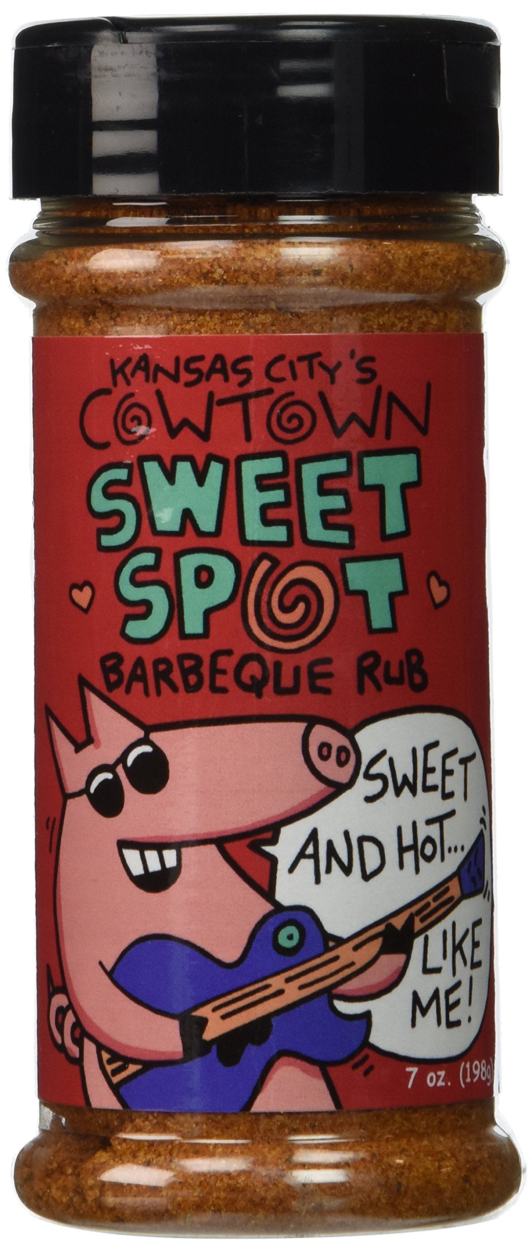 Cowtown Sweet Spot Barbeque Rub, 7-Ounce Shaker Bottle