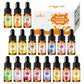 Food Flavoring Oil - Candy Flavoring for Candy Making 18 x 0.35 Fl Oz Extracts and Flavorings for Baking Lip Gloss Flavoring Oil