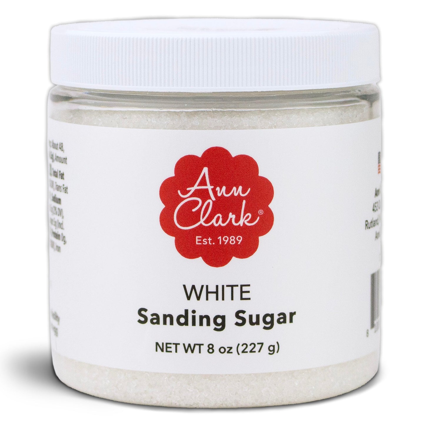 Ann Clark White Sanding Sugar, 8 Oz
