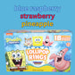 Imaginings 3 Spongebob Squarepants Decorated Lollipop Rings, Patrick And Sandy, Individually Wrapped Candy For Birthday Party Fa