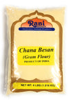 Rani Chana Besan (Chickpeas Flour, Gram) 64Oz (4Lbs) 1.81Kg Bulk ~ All Natural | Vegan | Gluten Friendly | Non-Gmo | Indian Origin