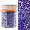 Kasvan Edible Pearl Sugar Sprinkles, Purple Sprinkles for Cake Decorating, 230g/8.1oz, Ice Cream Toppings and Cookie Decorating,