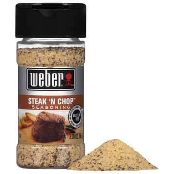 Weber Steak 'N Chop Seasoning, 3 Ounce Shaker (Pack Of 2)
