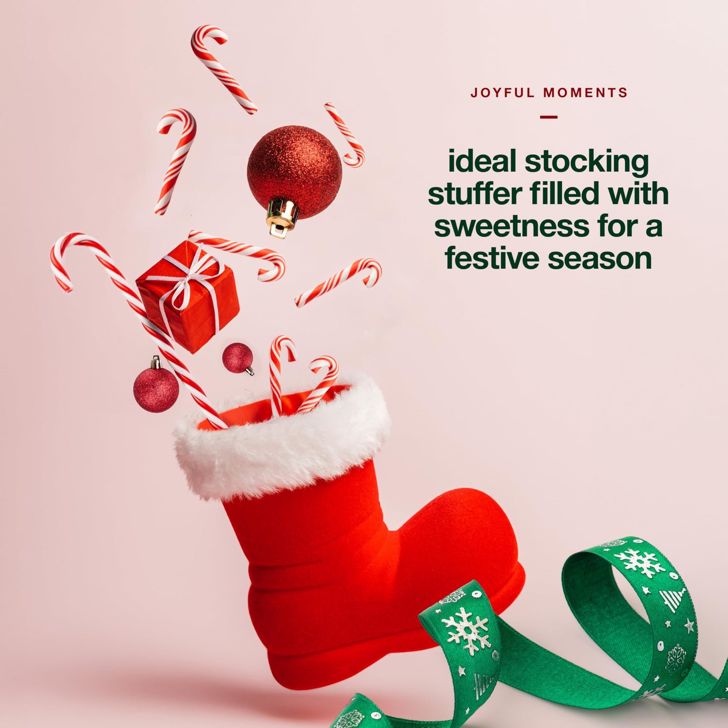 Candy Canes - Peppermint Holiday Candy  Individually Wrapped  12 Count Christmas  & Stocking Stuffers