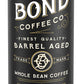OAK & BOND Bourbon Barrel Aged Coffee, Brazil Single Origin, Medium Roast, 10oz, Black