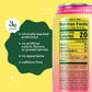 Bloom Pop Prebiotic Soda 12 Pack  Raspberry Lemonade Flavor  12oz Cans | Prebiotic Soda for Gut Health  Low Calorie Soda  No Caffeine  Healthy Soft Drink Alternative