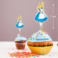 Seyal Alice In Wondrland Cupcake Topper