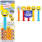 DOUzzle Kosher Pez Candy & Emojis Dispenser + 3 Assorted Fruit Refills (Pack of 1) Gluten Free, Kosher Parve, USA Made