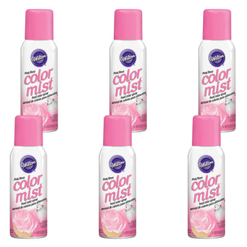 Wilton Pink Color Mist Food Color Spray, Multipack Of 6