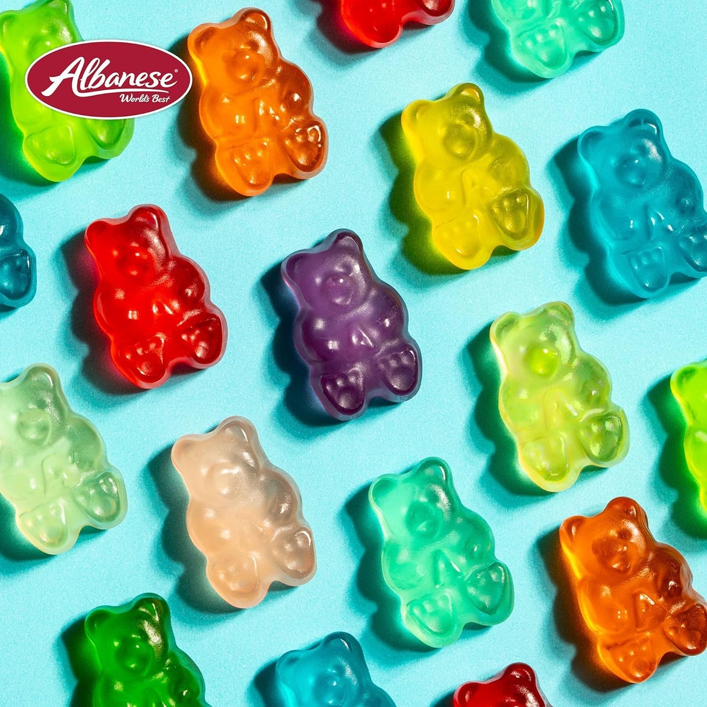 Albanese World's Best Family Share Pack, 12 Flavor Gummi Bears & Ultimate, 1 36oz & 1 25oz bags of Candy, Soft & Chewy Snack, Fr