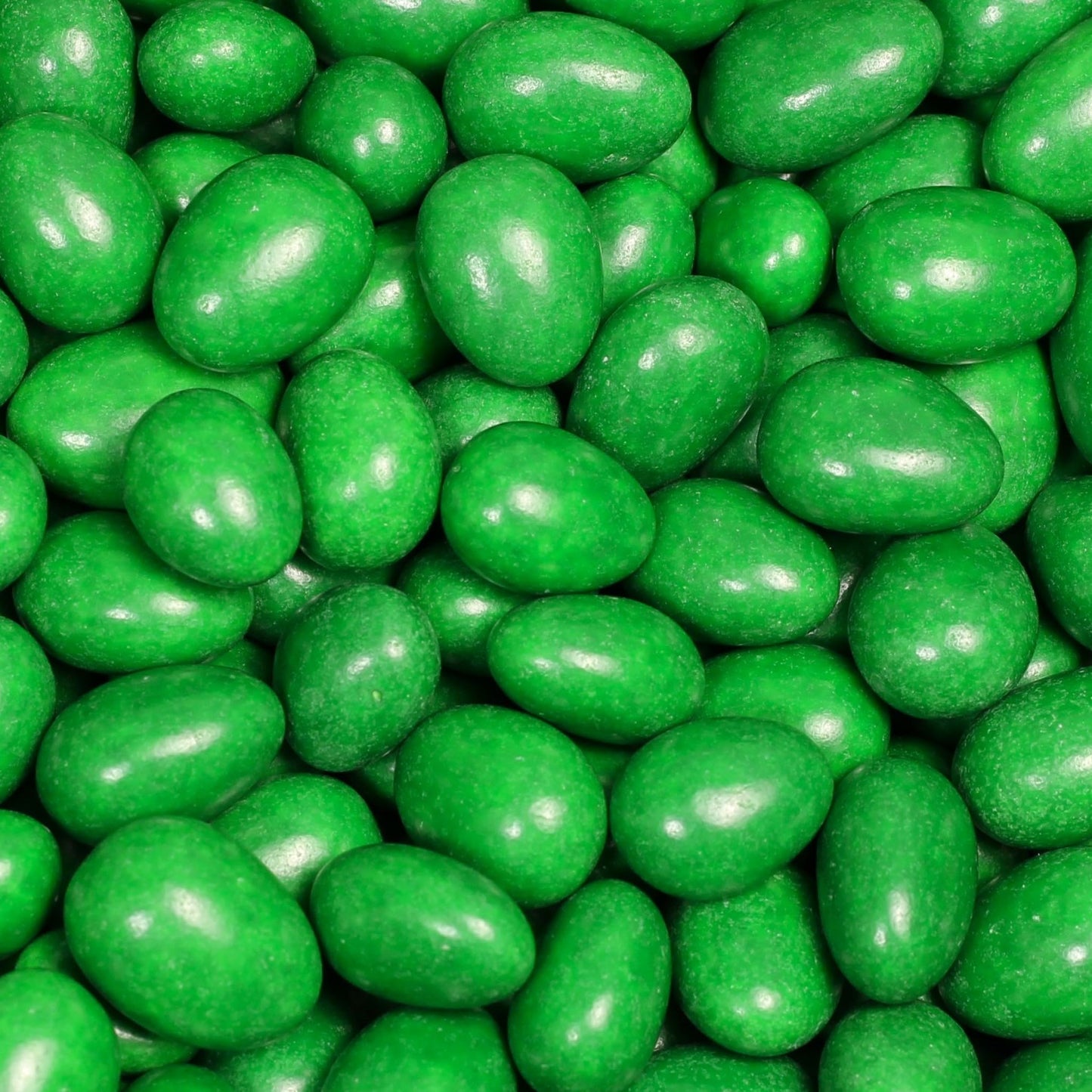 Dark Green Jordan Almonds By Its Delish, 3.5 Lbs. Jumbo Container | Candied Almond Nut With Sweet Hard Candy Coating - Weddings