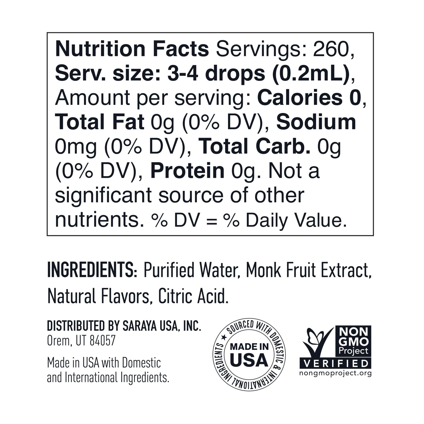 Lakanto Liquid Monk Fruit Extract Drops, Erythritol Free, Sugar Free Sweetener, 1.76 Fl Oz, Vegan, Keto, Caramel Flavor
