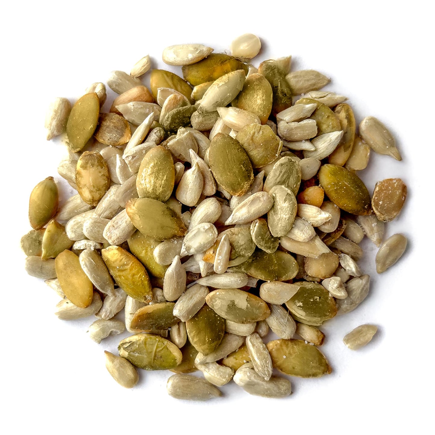 Food to Live Organic Dry Roasted Sunflower and Pumpkin Seed Mix with Himalayan Salt, 8 Pounds - Oven Roasted, Lightly Salted, No