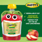 Mott s No Sugar Added Applesauce, 3.2 oz clear pouches, 12 Count (Pack of 8)
