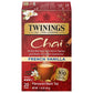 Twinings French Vanilla Chai Black Tea, 20 Count (Pack Of 6), Individually Wrapped Tea Bags, Warm, Sweet & Spicy, Caffeinated, E
