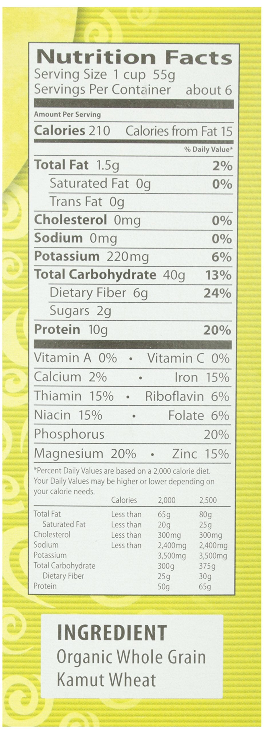 Eden Foods Pasta Kamut Spirals - 12 oz