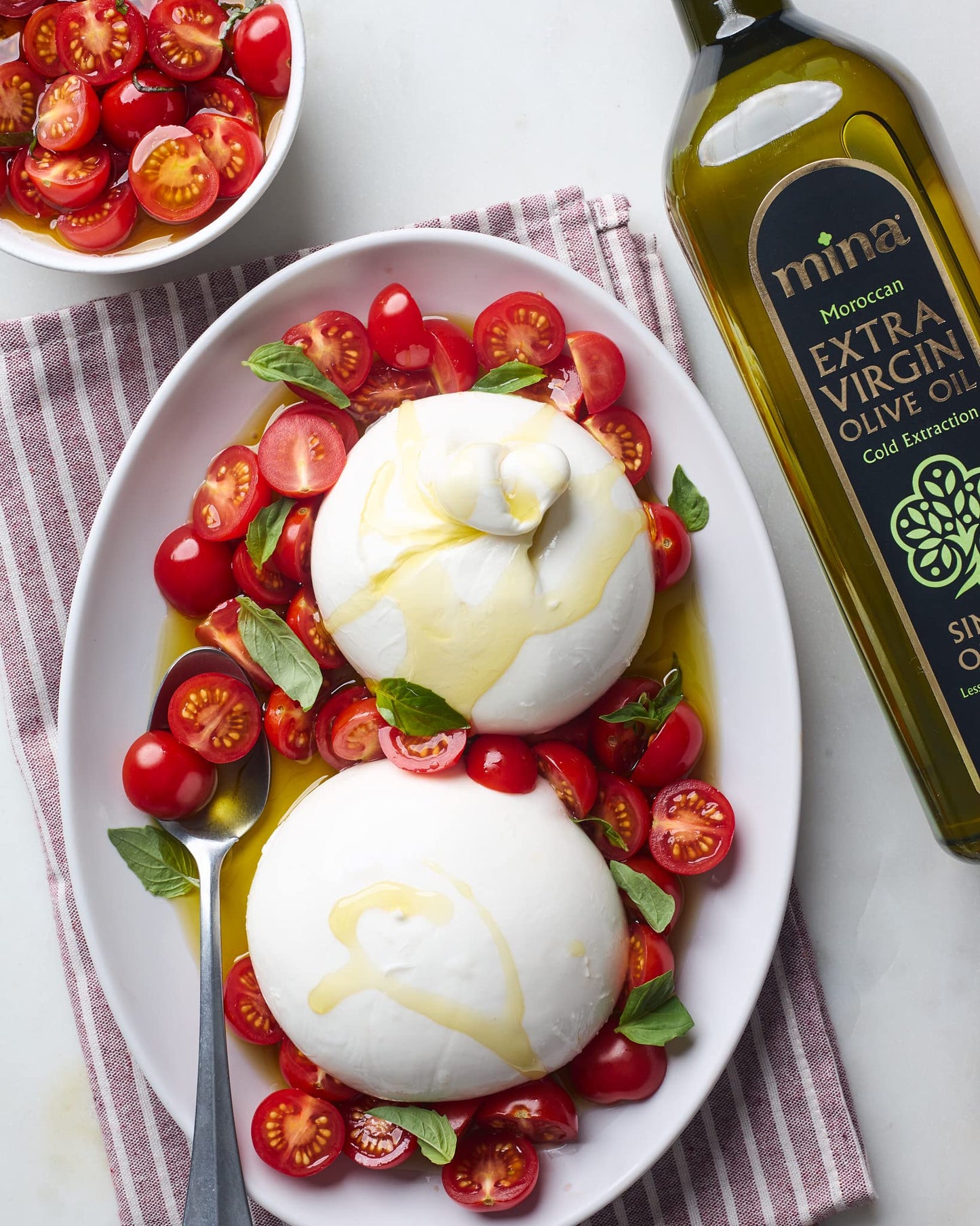 Mina Extra Virgin Olive Oil, Polyphenol Rich, Cold Extraction, 169 Fl Oz
