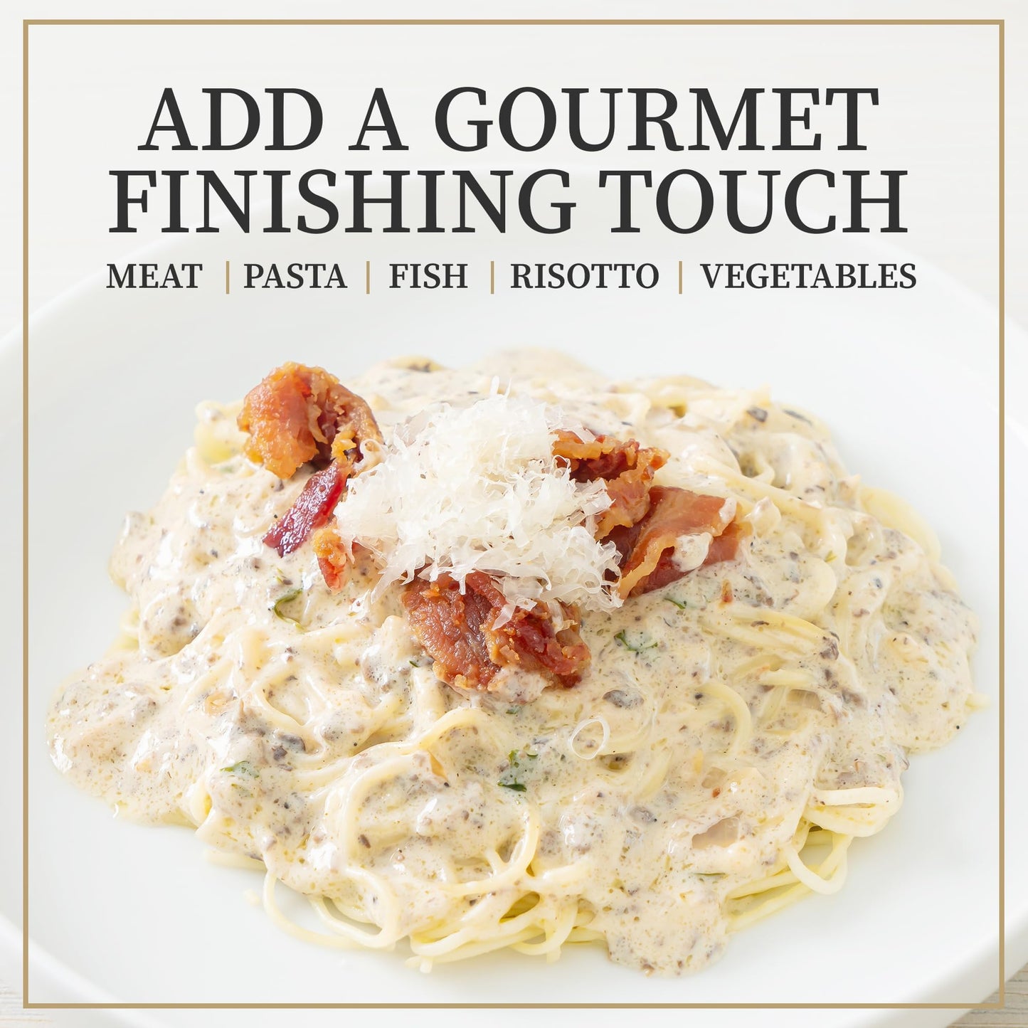 Alba White Truffle Sauce - Gourmet Truffle Pasta Sauce Made With Mushrooms & White Truffles Foraged In Italy, All Natural Vegan