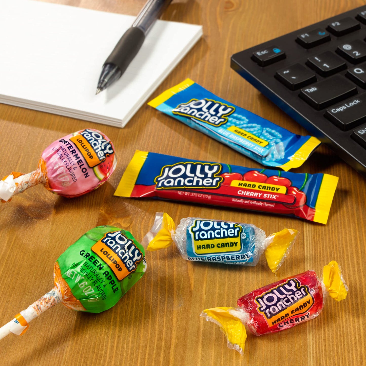 Jolly Rancher Assorted Fruit Flavors Hard Candy Variety Bag, 46 Oz
